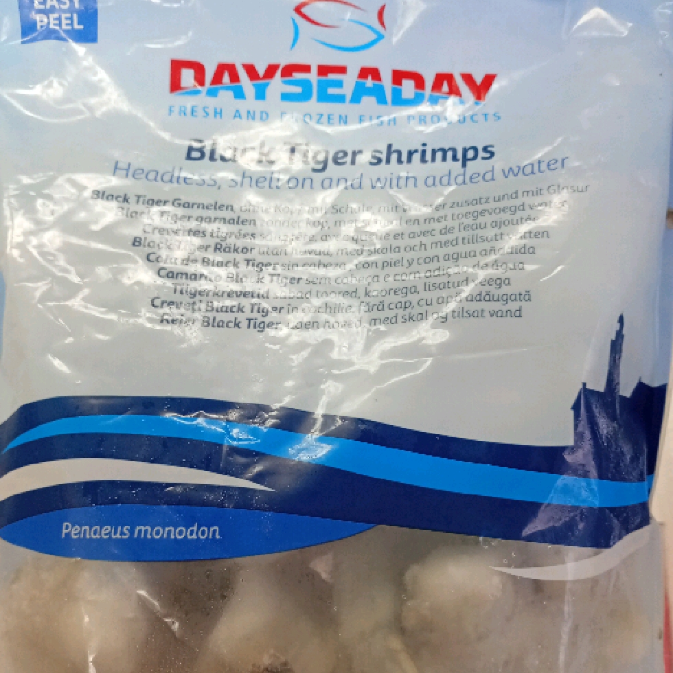 Dayseaday Black tiger Shrimps 1kg