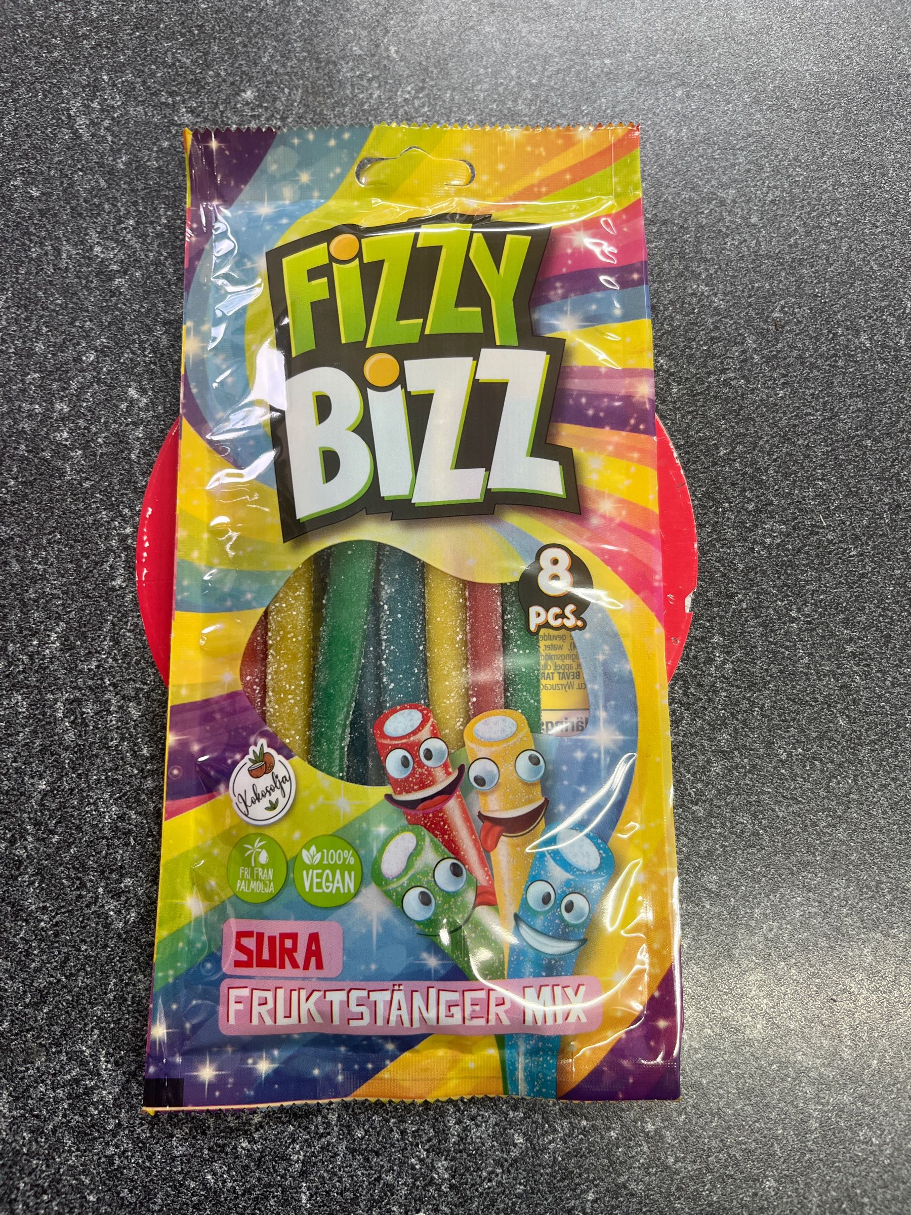 Fizzy Bizz Fruktstaner 80g