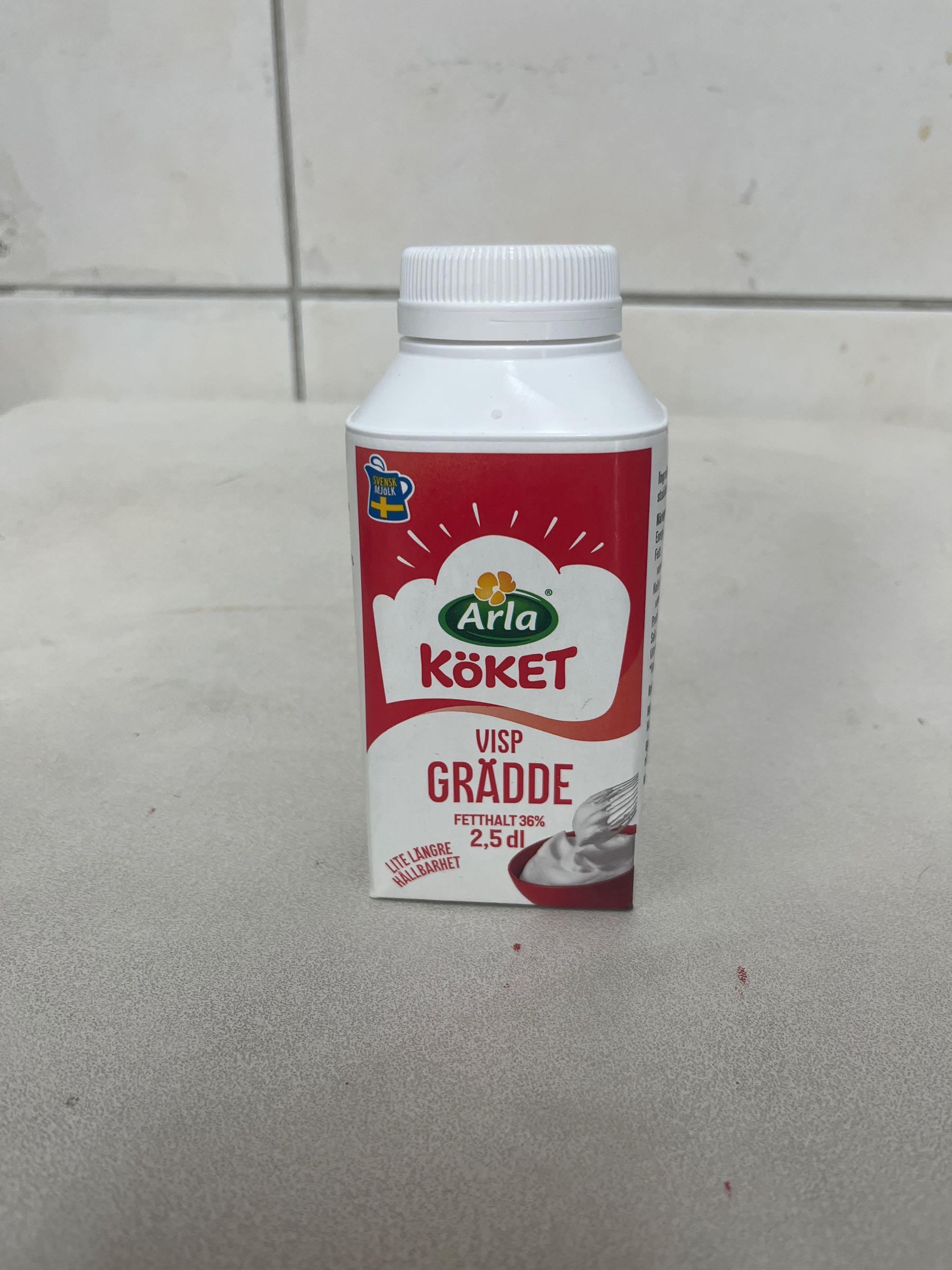 Arla Visp Grädde 36% 2,5dl