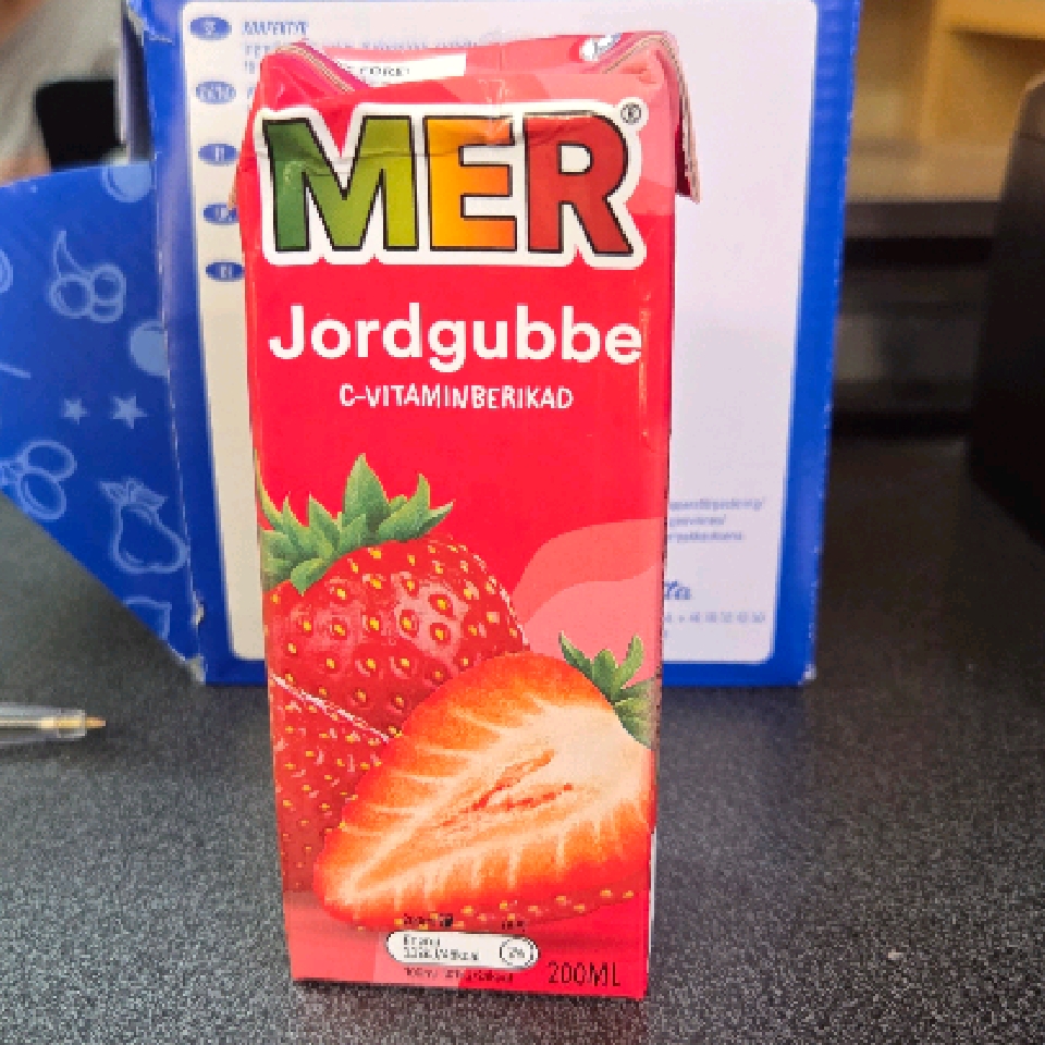 Mer Jordgubbe 200ml