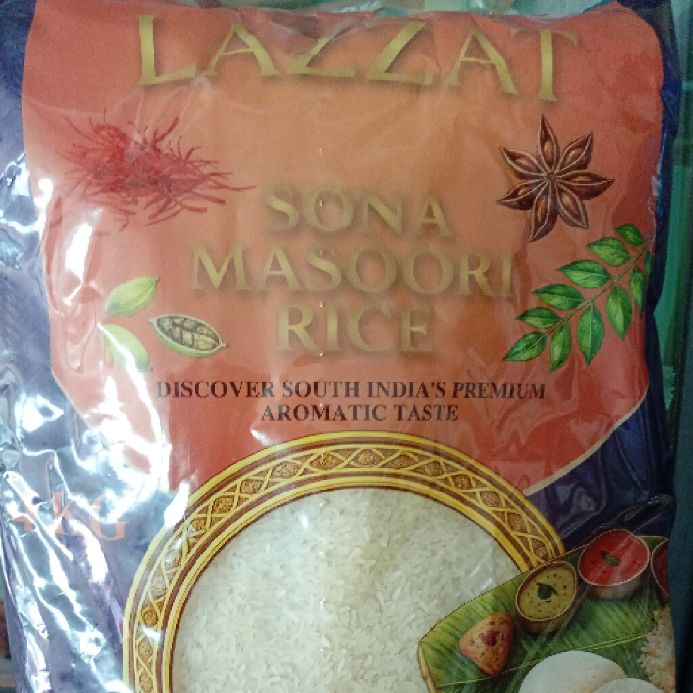 Lazzat Sona Masoori Rice 4kg