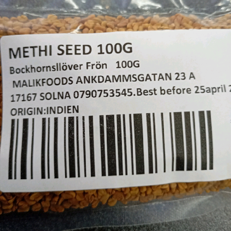 MalikFoods Methi Seeds 100gm
