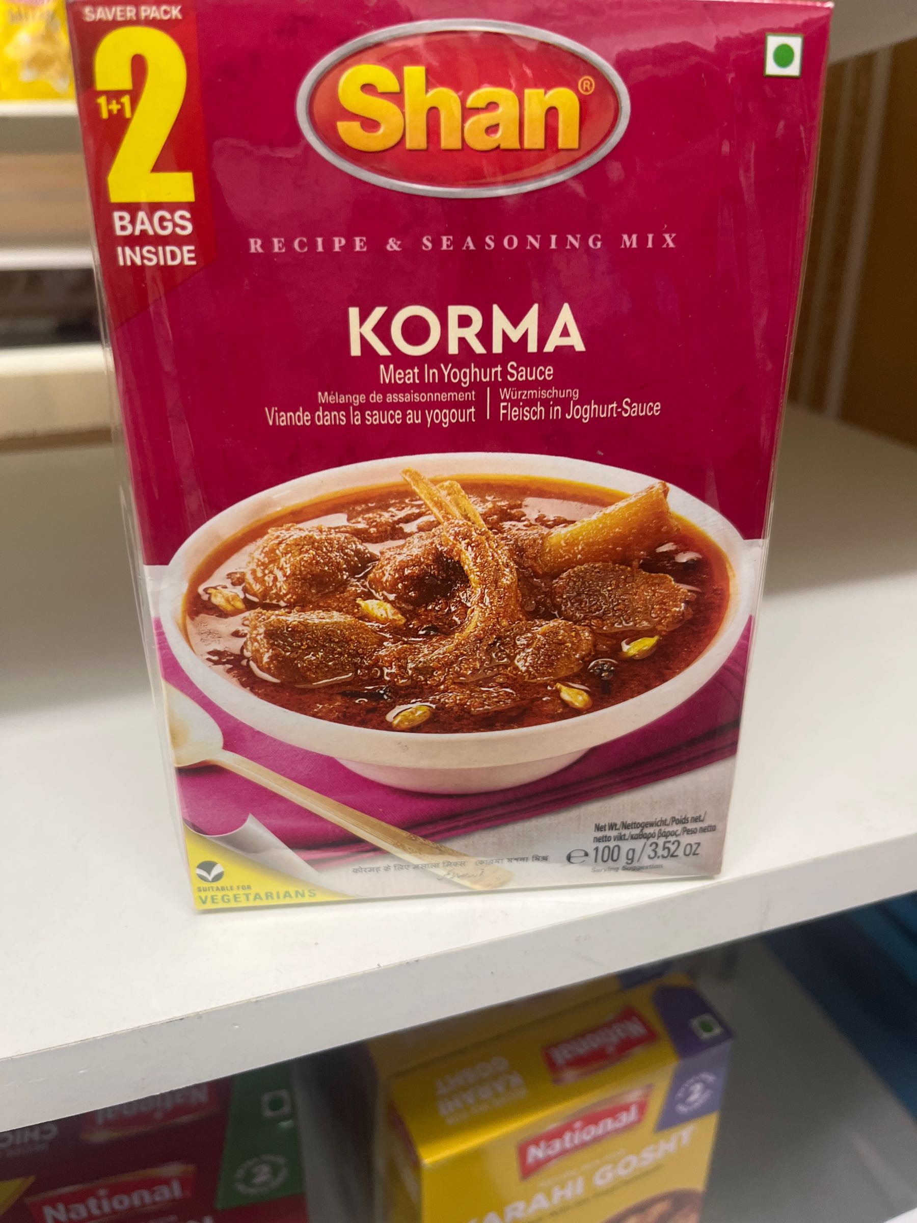 Shan Korma Mix 100gm
