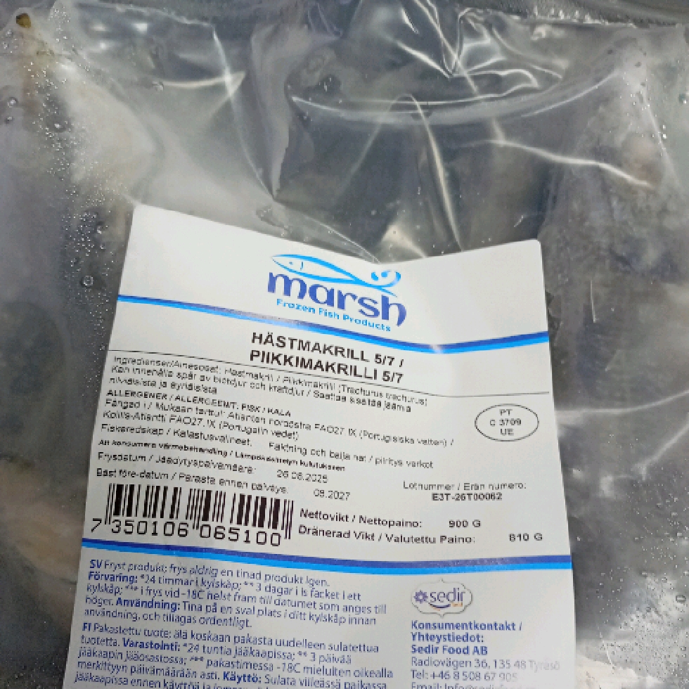 Marsh frozen Fish Products