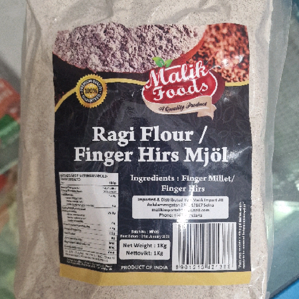 MalikFoods Ragi Flour 1kg