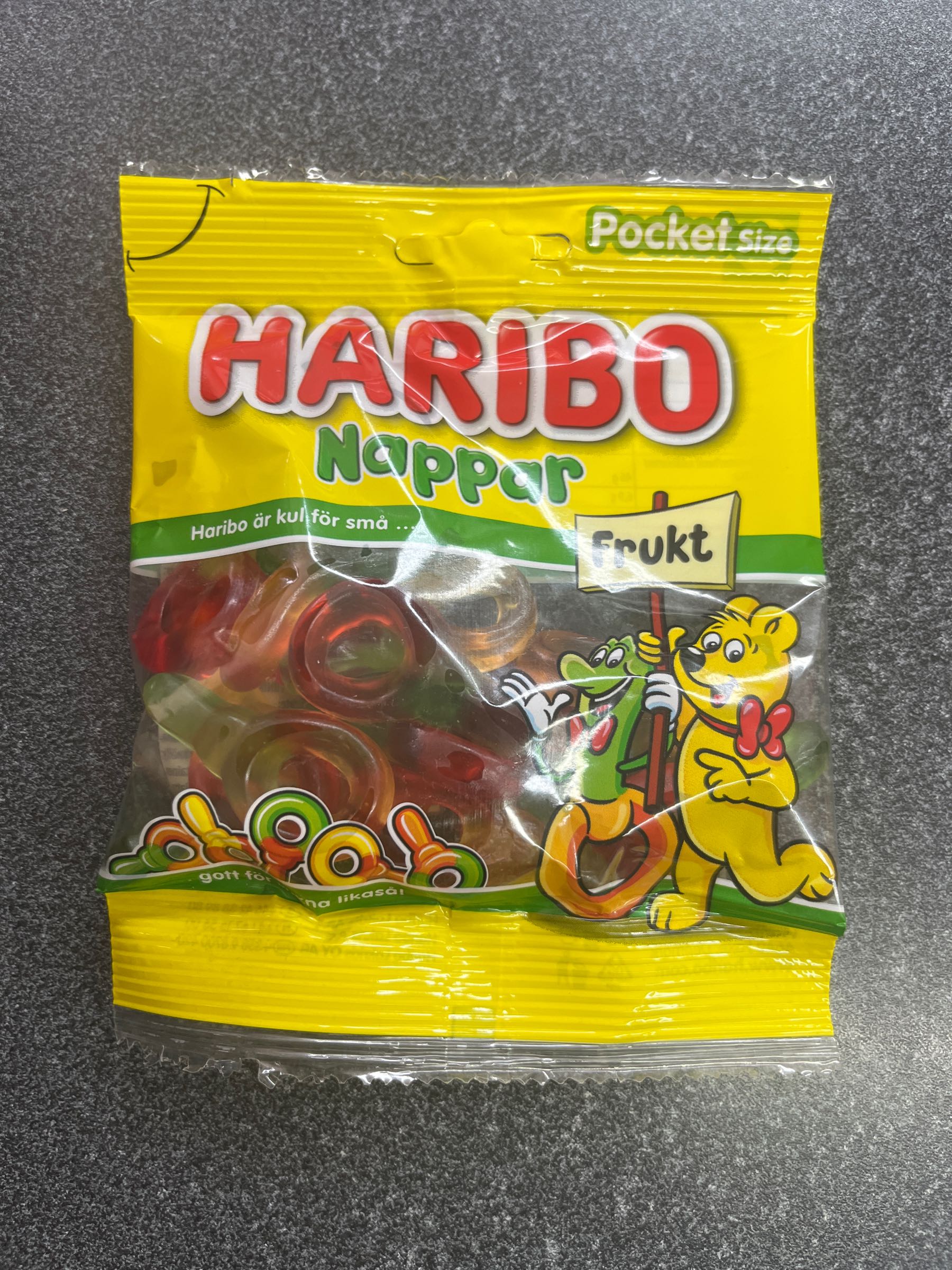 Haribo Nappar Frukt 80g