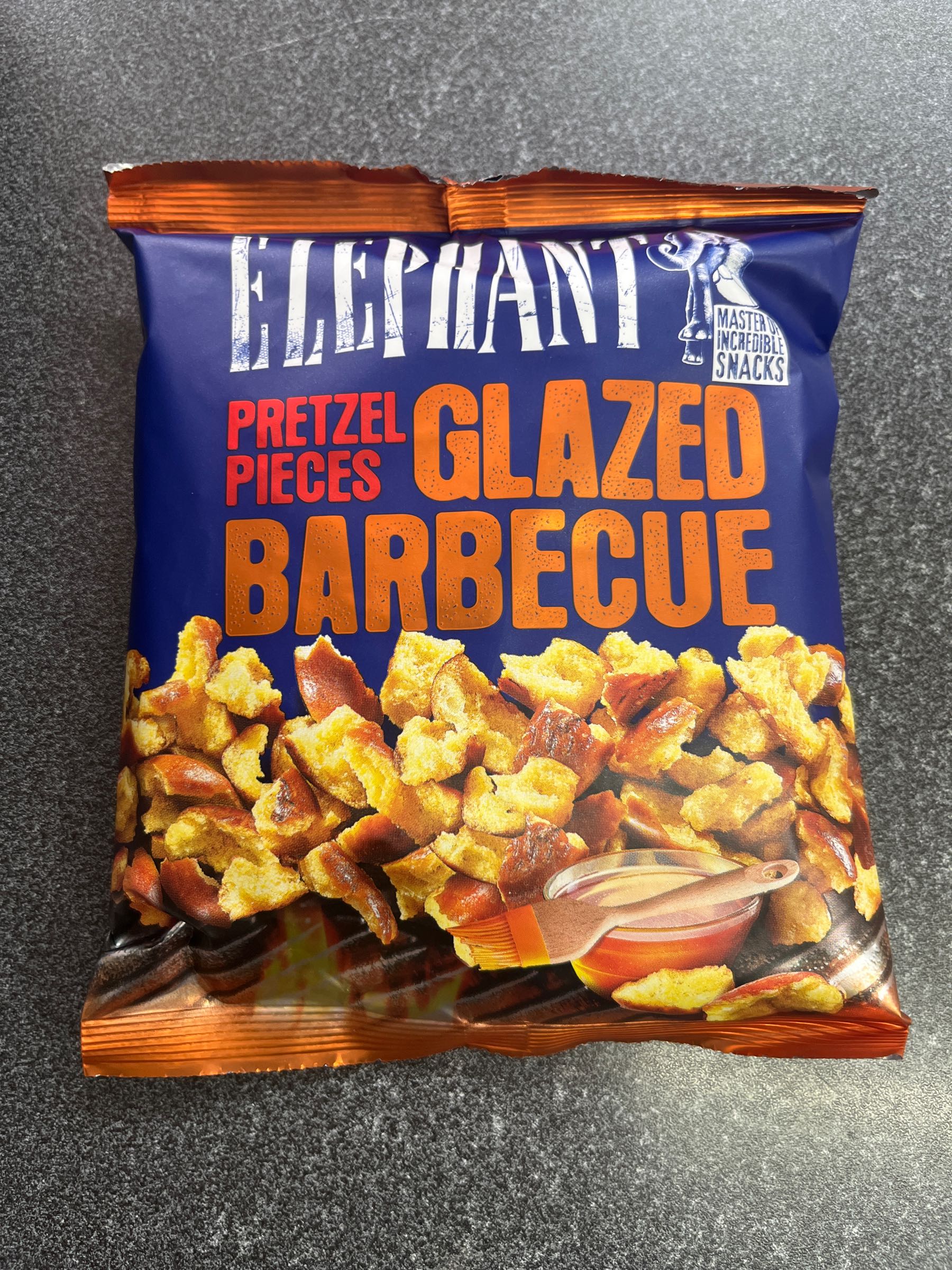 Elephant Pretzels Glazed BBQ 125g