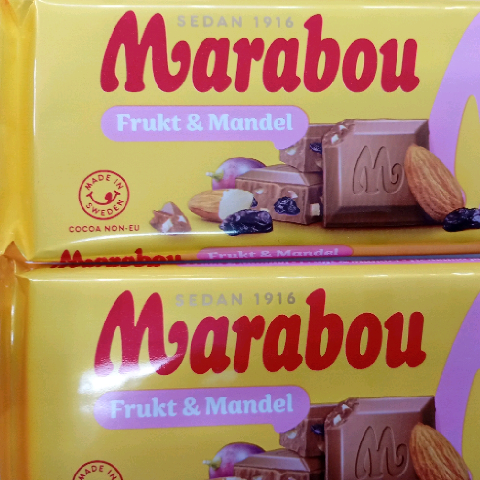 Marabou frukt and mandel 90g