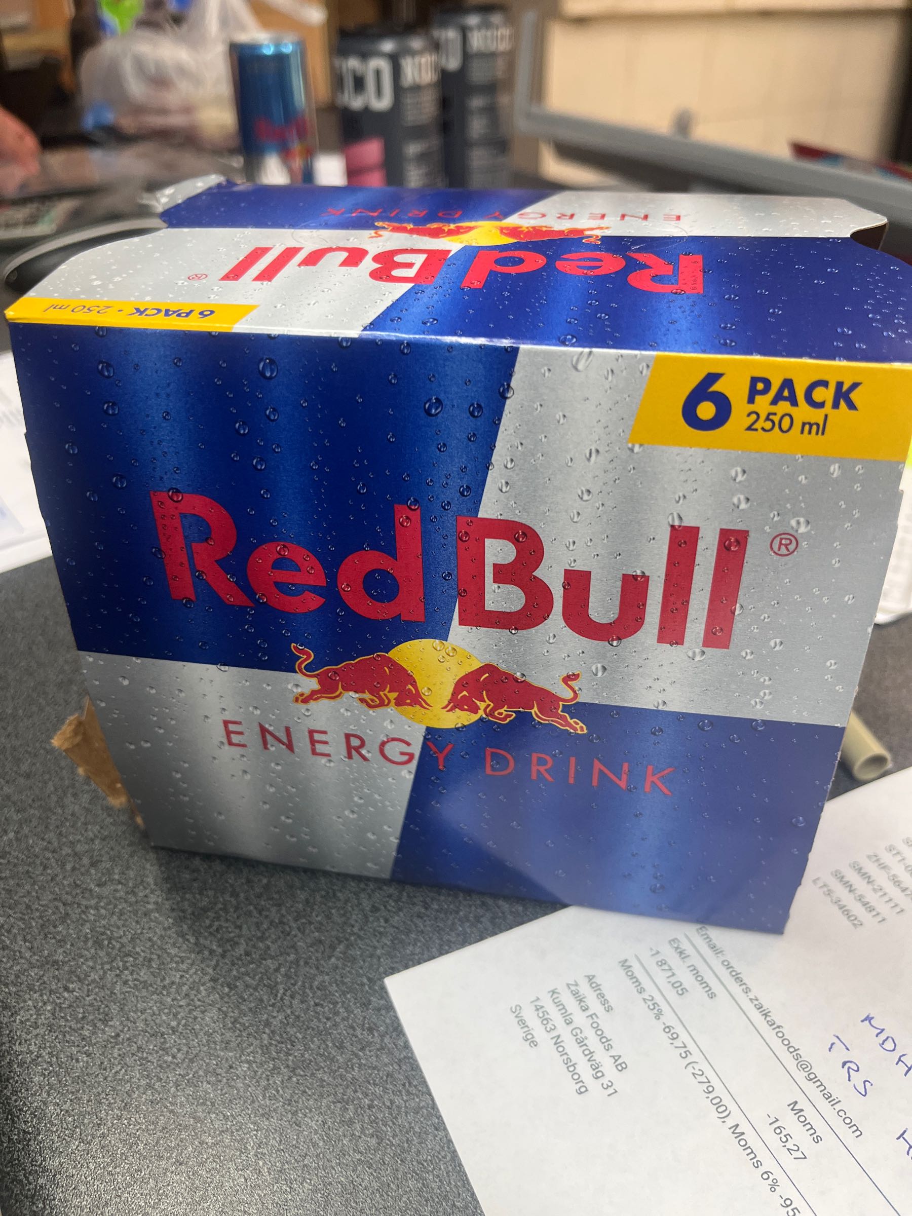 Red Bull 6 pack 250 ml