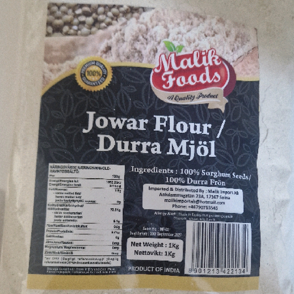MalikFoods Jowar Flour 1kg