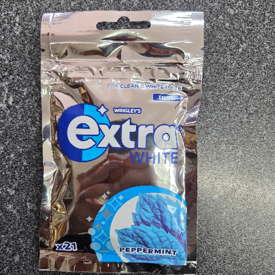 Extra white peppermint