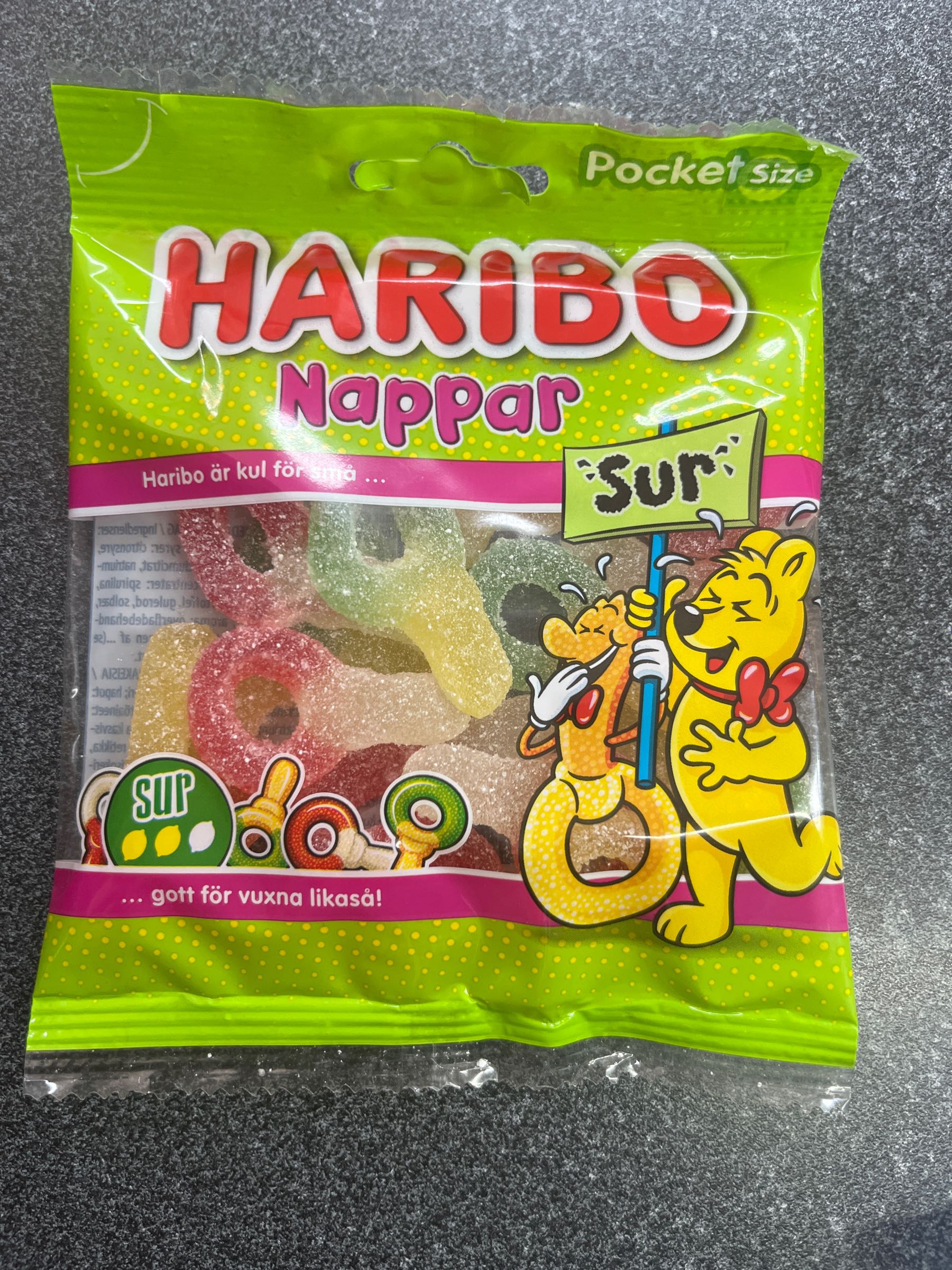 Haribo Nappar Sur 80g