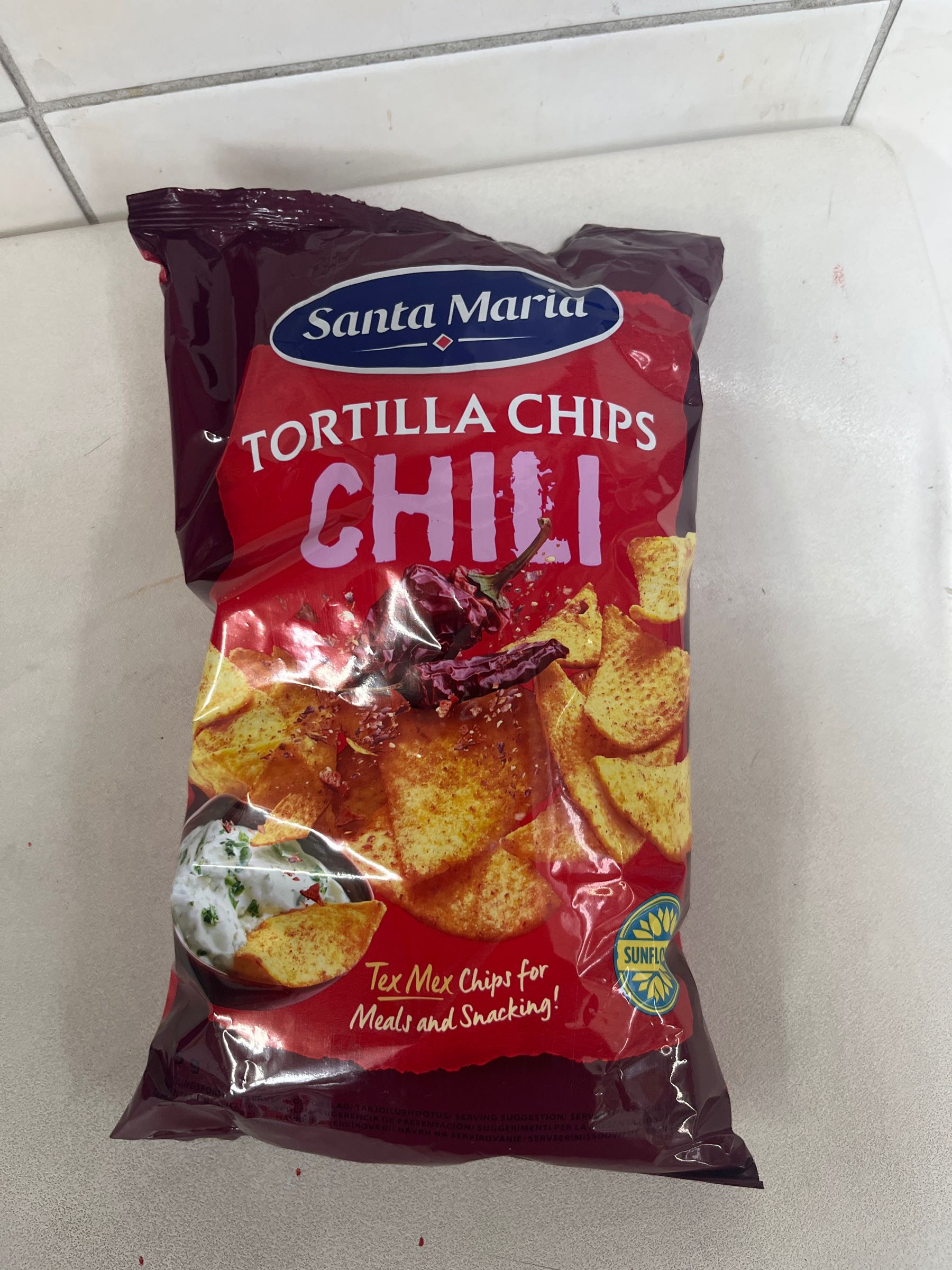 Santa Maria Tortilla Chips Chili 185g