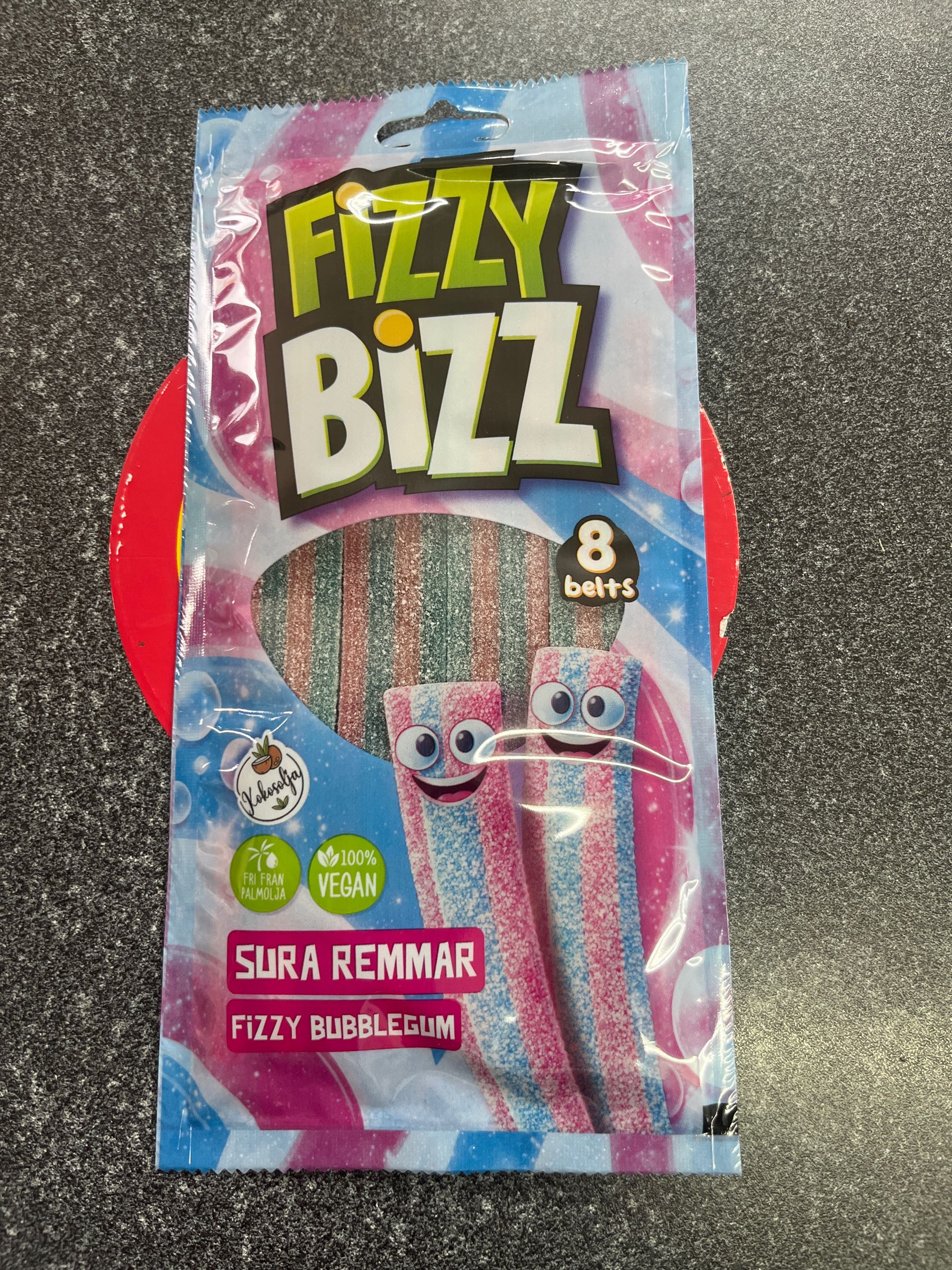 Fizzy Bizz Bubblegum 80g